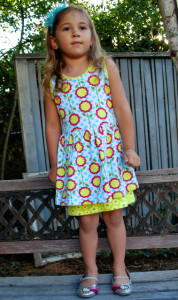 Peep hem Dress