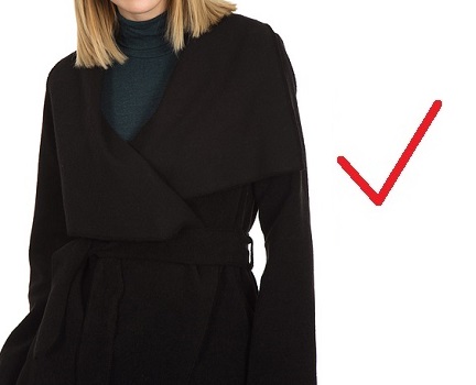 hide belly with dark colored clothes
