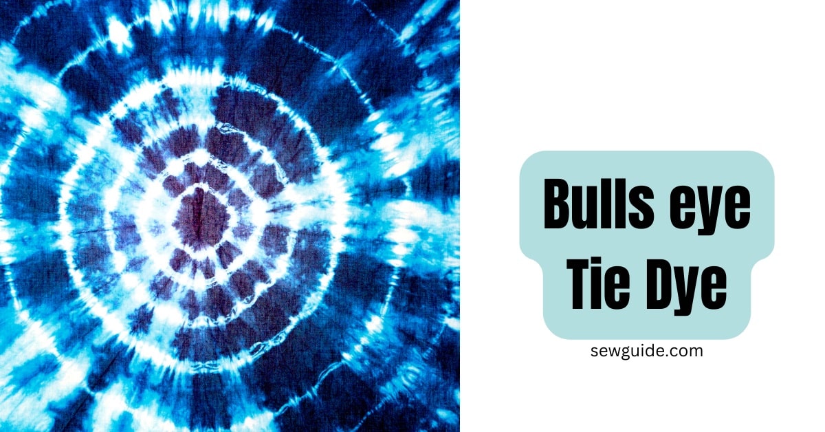 Bullโs eye tie-dye pattern