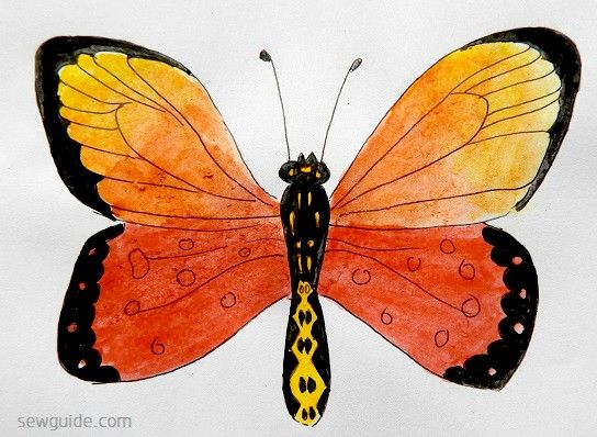 butterfly design for embroidery