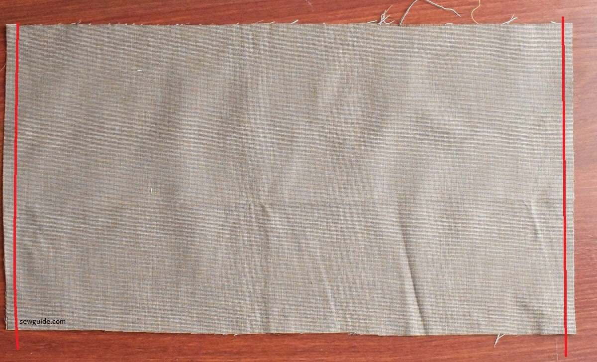 lining pieces for the bag