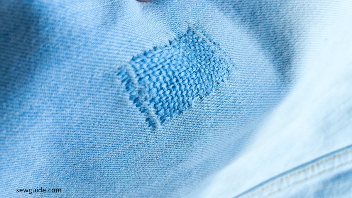 farning holes in jeans