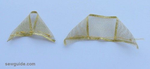 Fold the cut petals to look like petals