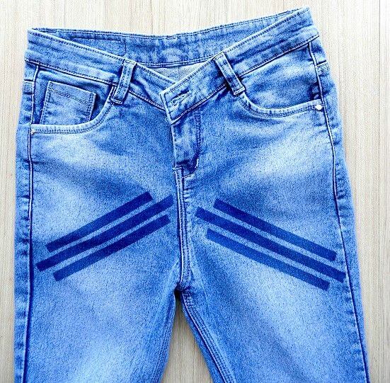 embroidered jeans