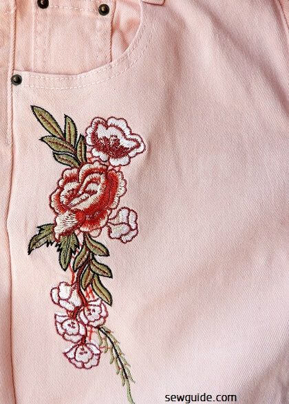 under the curved pocket