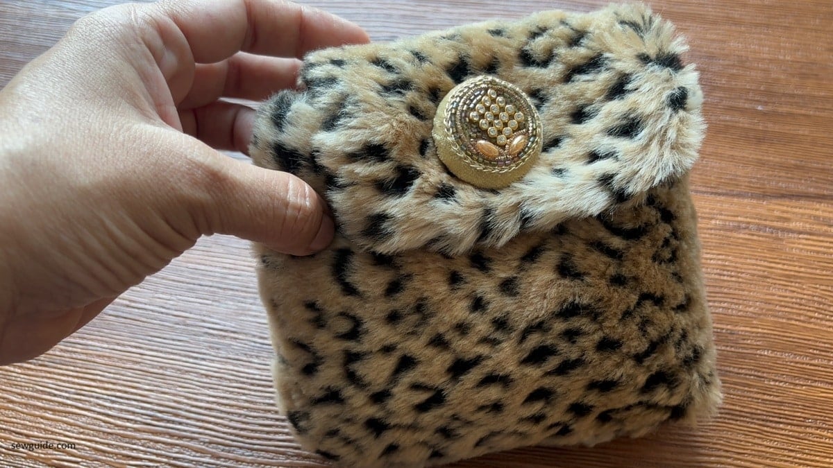 the faux fur pouch