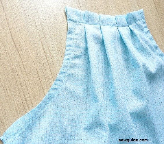 sew a halter neck top