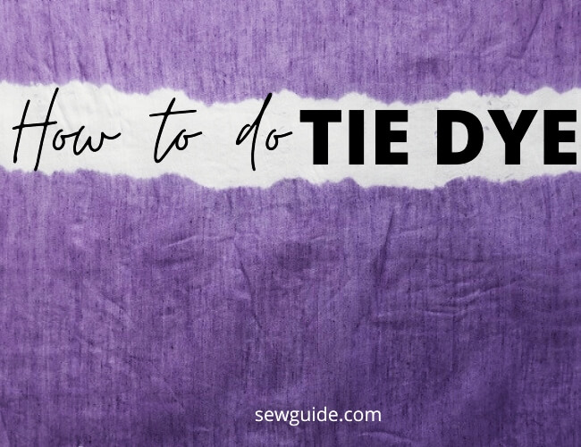 Basic tie-dye techniques and patterns