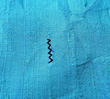 mending fabric holes
