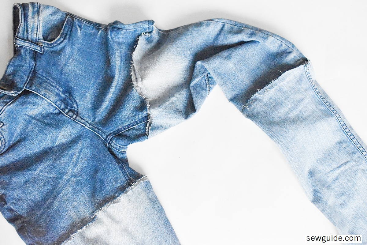patchwork jeans