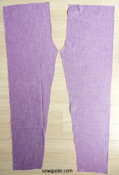 2 front pattern pieces