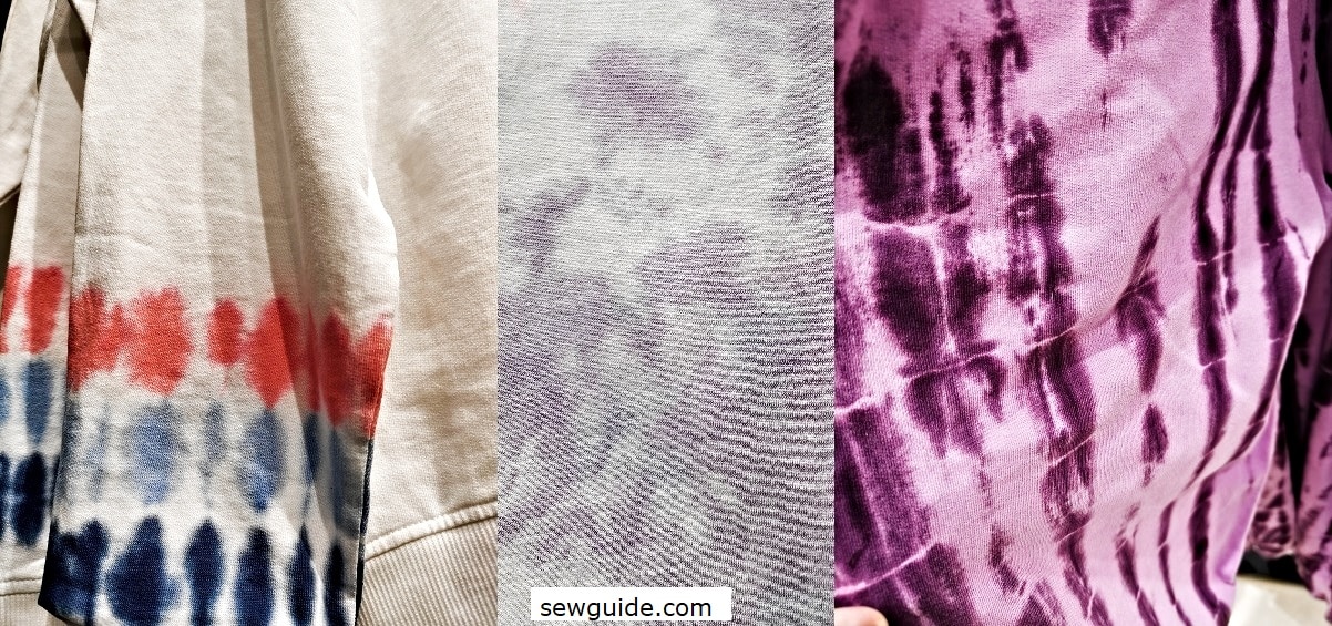 Modern tie-dye clothing styles