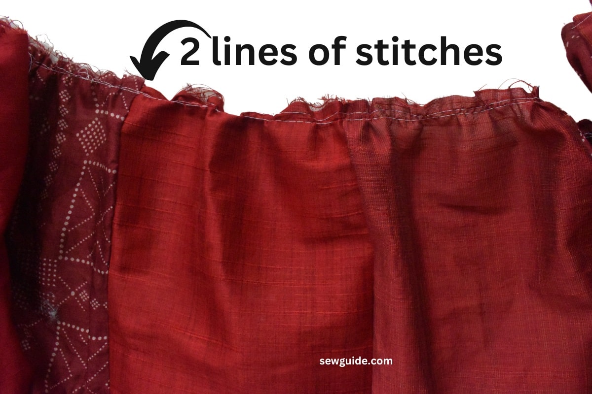 make gathering stitches