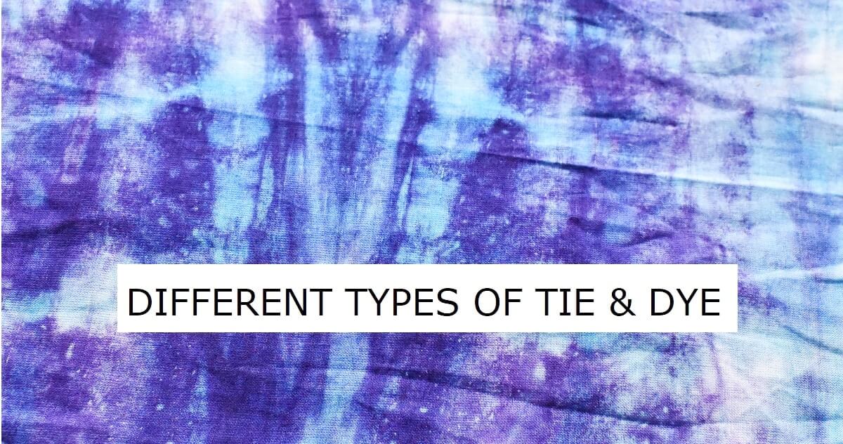 Traditional tie and dye fabric patterns